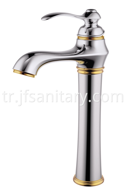 single hole vessel sink faucet